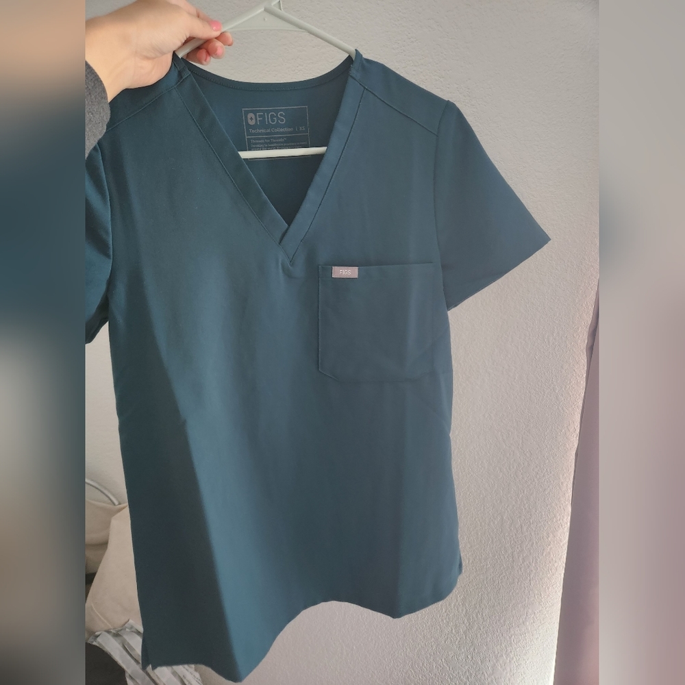 Figs Carribean Blue XS 1 Pocket